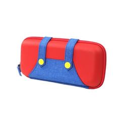 Portable PU Leather Storage Bag For Nintendo Switch Waterproof Case Cover for Nintend Switch NS Console Game Accessories - Red Blue