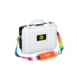For Nintendo Switch & oled Portable shoulder Bag Explosion-proof Box Travel Handbag Hard Cover Shell Accessories Carrying - WHite Black