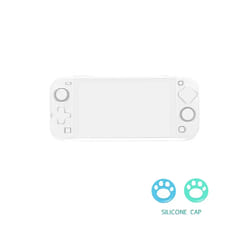 Data Frog Case for Nintendo Switch Lite Accessories Protection Cover Funda Nintendo Switch Light Case PC With Thumbstick - Crystal Shell