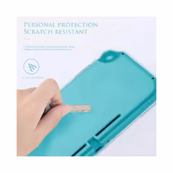 Data Frog Case for Nintendo Switch Lite Accessories Protection Cover Funda Nintendo Switch Light Case PC With Thumbstick - Crystal Shell