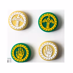 Carrying Case with Thumb Grips for Nintendo Switch, The Legend of Zelda Tears of the Kingdom - 4pcs PRO green
