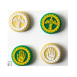 Carrying Case with Thumb Grips for Nintendo Switch, The Legend of Zelda Tears of the Kingdom - 4pcs PRO green
