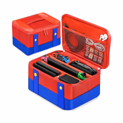 For Nintend Switch/OLED Travel Carrying Case Portable Storage Messenger Bag for Nintendo Switch Console Game Accessories - Re ...