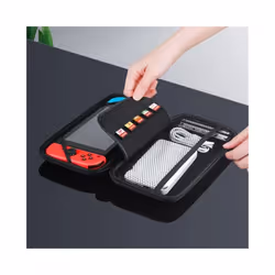 For Nintendo Switch Hard Case Storage Bag Portable Travel Carrying Box Waterproof Protect Cover for NS Console Game Accessories - Black