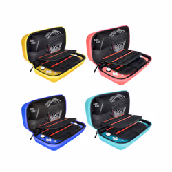 For Nintendo Switch Lite Storage Bag EVA Hard Cover Shell Case Screen Protective Shell for Switch Lite Carrying Bag Game - Yellow