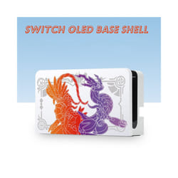 Scarlet Violet For Nintendo Switch OLED EVA Carrying Case Set Bag Base Housing Keycap Shell Game Accessories - SW OLED Shell