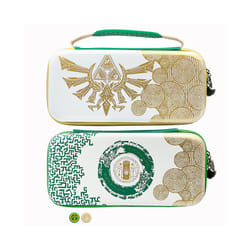 Carrying Case with Thumb Grips for Nintendo Switch, The Legend of Zelda Tears of the Kingdom - White Case 2pcs NS