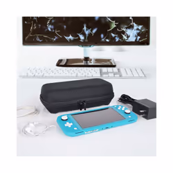 Portable Storage Bag Shockproof Hard Protective Case Anti-Dorp Protection Case for Nintend Switch Lite Console&Game Accessories - Blue Bag