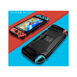 Silicone TPU Case for Nintendo Switch Shock Proof Protection Cover Shell Ergonomic Handle Grip For Nintend Switch NS Accessories - Black
