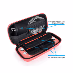 For Nintendo Switch Lite Storage Bag EVA Hard Case Portable Game Console Carry Protective Cover for Switch Lite Game Accessories - Blue