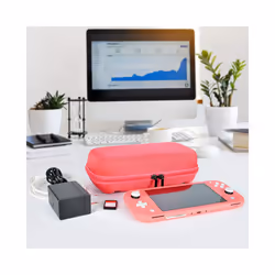 For Nintendo Switch Lite Storage Bag EVA Hard Case Portable Game Console Carry Protective Cover for Switch Lite Game Accessories - Blue
