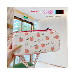 For Nintendo Switch/Lite Console Storage Bag Protective Shell Hard Case Cover for Nintendo Switch Carrying Bag Game Accessory - Switch Orange Bag