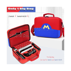 New Nintendoswitch Big Storage Pouch Cute Case Travel Suitcase Nitendo Console Shoulder Bag Tote Cover For funda Nintendo - Only Big Bag 11