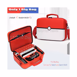 New Nintendoswitch Big Storage Pouch Cute Case Travel Suitcase Nitendo Console Shoulder Bag Tote Cover For funda Nintendo - O ...