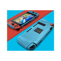 Silicone TPU Case for Nintendo Switch Shock Proof Protection Cover Shell Ergonomic Handle Grip For Nintend Switch NS Accessories - Blue