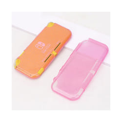 Luxury Bling Crystal Glitter Case For Nintendo Switch Lite Game Console Skin Sleeve Shell Soft TPU Protective Cover Accessories - Pink