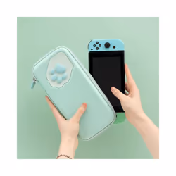 GeekShare Storage Bag Cute Cat Claw CP Hard Portable Bags For Nintendo Switch Lite And OLED Card Box For NS Game Console - for lite