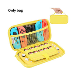 Carrying Case Compatible with Nintendo Switch Lite, Portable Nintendo Switch Lite Bag for Switch Lite with Storage - Yellow