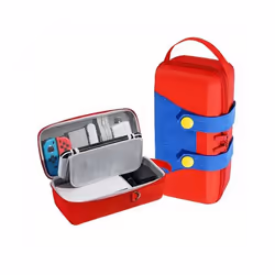 Data Frog Switch OLED/LITE Handheld Storage Bag NS Nintendo Switch Portable PU Carrying Case Protection Travel Bag - Purple