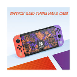 Scarlet Violet For Nintendo Switch OLED EVA Carrying Case Set Bag Base Housing Keycap Shell Game Accessories - SW OLED Case