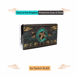 ) For Nintendo Switch Storage Bag  ZD Tears Of The Kingdom Hard Protective Case Shell Cover  For NS Switch OLED Game Accessor ...