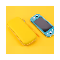 Protective Travel Case Handheld Hard Shell Game Cards Case Carrying Case Storage Bag for Nintendo Switch Lite - yellow