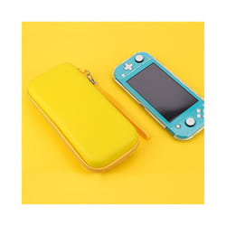Protective Travel Case Handheld Hard Shell Game Cards Case Carrying Case Storage Bag for Nintendo Switch Lite - yellow