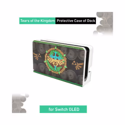 ) 2023 ZD Tears Storage Bag for Nintendo Switch OLED Protective Shell Cover Skin Carrying Case for NS Switch Game Accessories ...