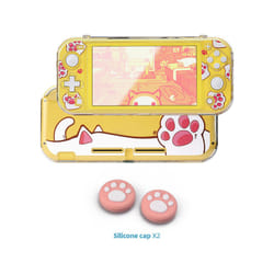 Protective Case Compatible-Nintendo Switch Lite Transparent Protective Cover for Switch Lite Console Case for Switch Lite - Transparent Caw