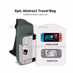 Retro Nintend Switch OLED Lite Travel Bag Shoulder Case Portable Carrying Storage Backpack for Nintendo Switch Game Accessories - Retro Shoulder Bag
