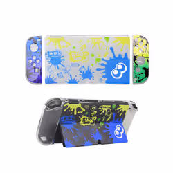 Splatoon3 Switch Storage Carry Bag Accessories Kit Cover Protective Case Ns Stand Bracket With Grips for Nintendo Switch - sw ...