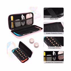 Portable Travel Bag For Nintendo Switch Case Girl Unicorn Controller Cover kit For Nintendo Switch Gaming Accessories Girls - unicorn