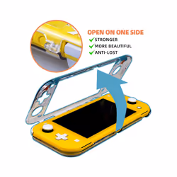 Protective Case Compatible-Nintendo Switch Lite Transparent Protective Cover for Switch Lite Console Case for Switch Lite - Transparent Caw 01