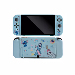 Cartoon Stitch Case for Nintendo Switch/OLED Game Accessories NS Joy-Con Controller TPU Anti-fall Protective Cover Storage -  ...
