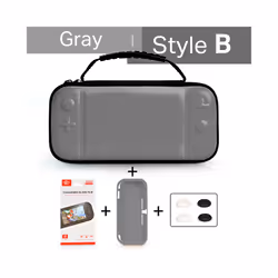 New For Nintend Switch Lite Portable Bag Storage for Switch Mini Protector Case for Nintendo Switch Mini Accessories - H-Gray ...