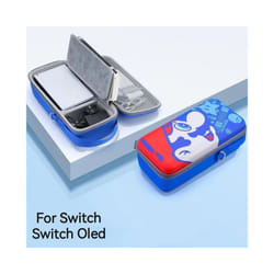 BANGSHE Protective Storage Bag Compatible with Nintendo Switch Travel Carrying Eva Case Hard Shell Pouch for Switch Oled - A385