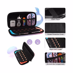 Portable Protective Carrying Case For Nintendo Switch Storage Bag Travel Protective Case Cover Game Accessories Girls Gifts - unicorn