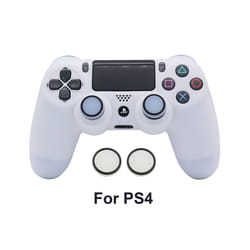 Luminous Glowing in Dark Protective Cover For PS3 PS4 PS5 Xbox Switch Pro Game Controller Skin Silicone Covers Accessories - For PS4 White