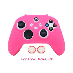 Luminous Glowing in Dark Protective Cover For PS3 PS4 PS5 Xbox Switch Pro Game Controller Skin Silicone Covers Accessories - For Xbox Series Pink
