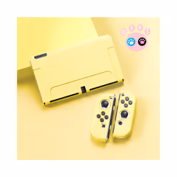 For Nintendo Switch OLED Accessories Protective Shell NS Game Host Console TPU All-inclusive Soft Cover Protection Case - Yel ...