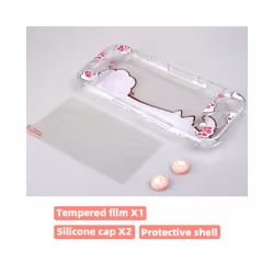 DATA FROG Cute Pink Switch Hard Protective Case Compatible-Nintendo Switch Lite Animal For NS Lite Kawaii Game Accessories -  ...