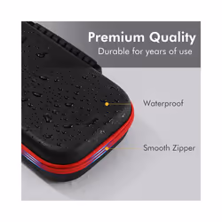 Carrying Case for Hori Split Pad Pro Portable Hard Shell Carrying Case for Switch Hori Split Pad Pro & Binbok Joy Pad C - Black