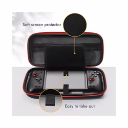 Carrying Case for Hori Split Pad Pro Portable Hard Shell Carrying Case for Switch Hori Split Pad Pro & Binbok Joy Pad C - Black