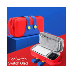 BANGSHE Protective Storage Bag Compatible with Nintendo Switch Travel Carrying Eva Case Hard Shell Pouch for Switch Oled - A381
