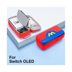 BANGSHE Large Capacity Storage Bag Compatible with Nintendo Switch Protective Carrying Case Hard Shell for Switch Oled Console - A388