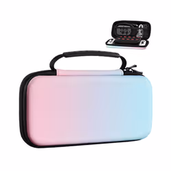 MoKo Carry Case for Nintendo Switch and New Switch OLED Console,Hard Shell Portable Travel Carry Case w/10 Game Card Slots -  ...