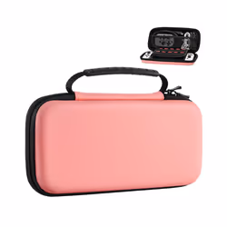 MoKo Carry Case for Nintendo Switch and New Switch OLED Console,Hard Shell Portable Travel Carry Case w/10 Game Card Slots -  ...