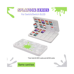 2024 Splatoon style Storage Bag for Nintendo Switch OLED Protective Shell Cover Carrying Case for Switch OLED Game Accessories - L