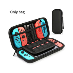 HEYSTOP Bag for Nintend Switch Case Portable Waterproof Hard Protective Storage Bag for Nitend Switch Console & Game Accessories - Black