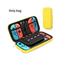 HEYSTOP Bag for Nintend Switch Case Portable Waterproof Hard Protective Storage Bag for Nitend Switch Console & Game Accessories - Yellow